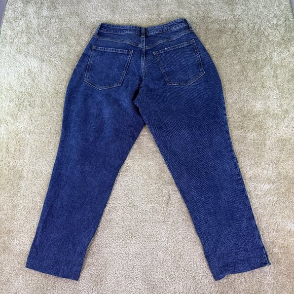 Old Navy Womens High Rise OG Straight Jeans Size 12 Blue Denim Curvy 30x27 E747 - Picture 8 of 14